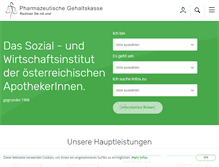 Tablet Screenshot of gehaltskasse.at